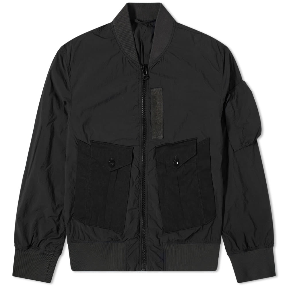 Ten C Garment Dyed Nylon Bomber - 1