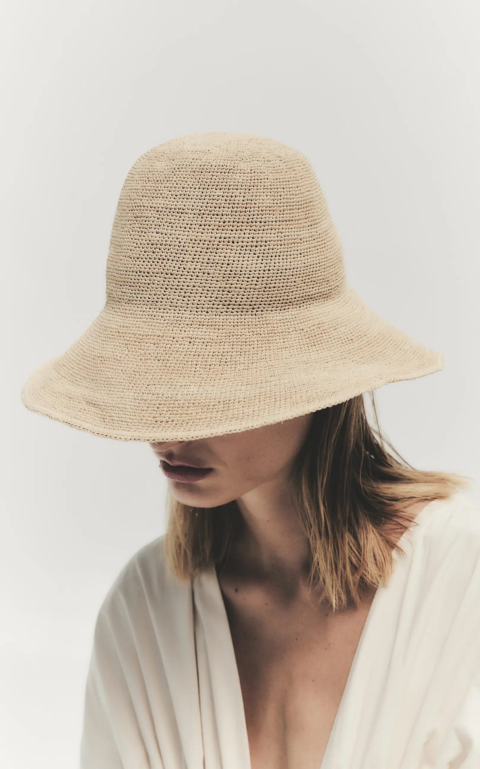 Teagan Raffia Hat neutral - 5