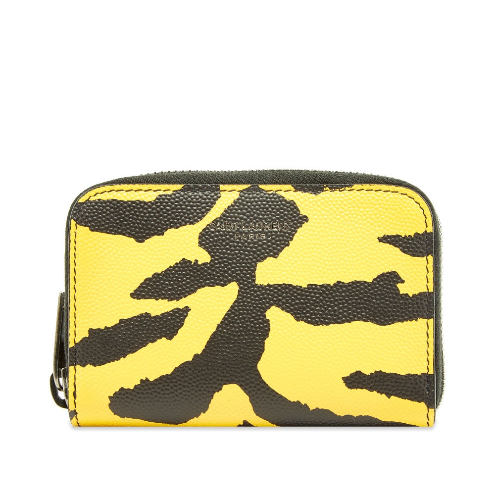 Saint Laurent Zebra Zip Coin Wallet - 1