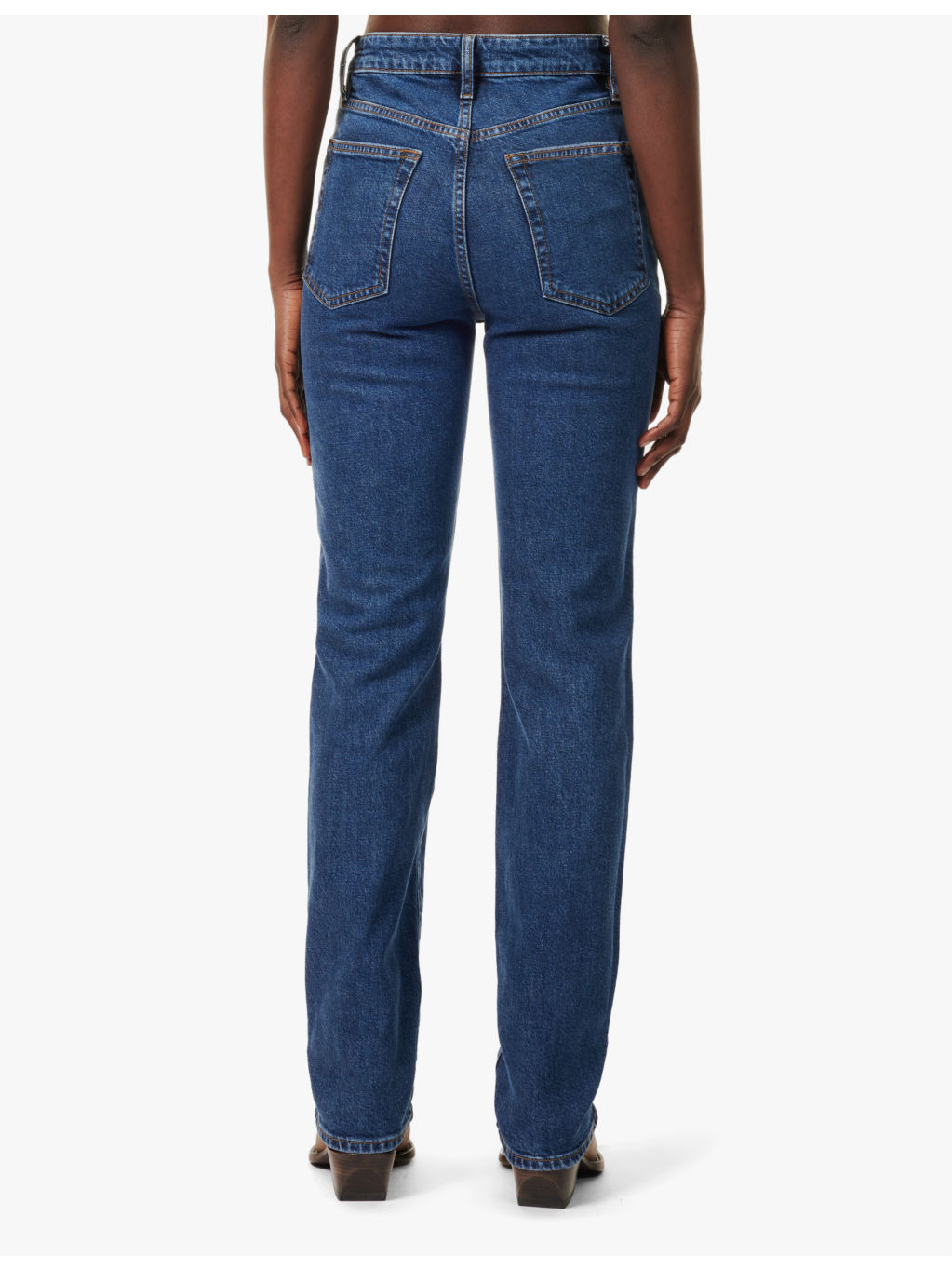 The Ruler high-rise straight-leg stretch-denim jeans - 4