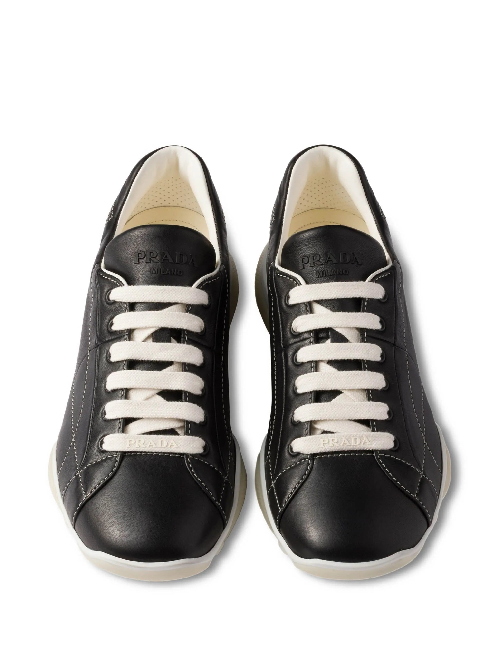 Prada Leather Sneakers - 4