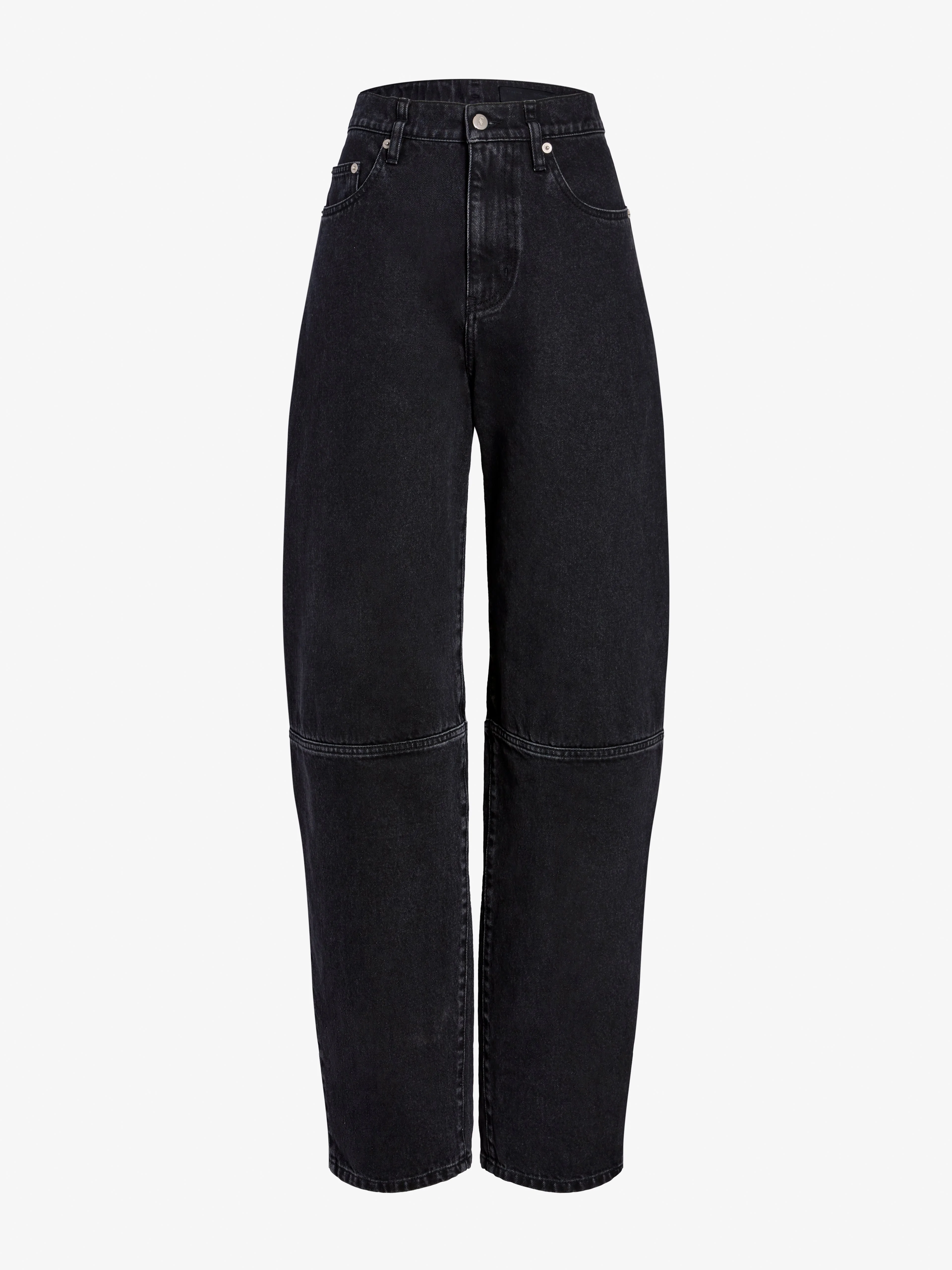Fontana Jean in Black Rigid Denim - 1
