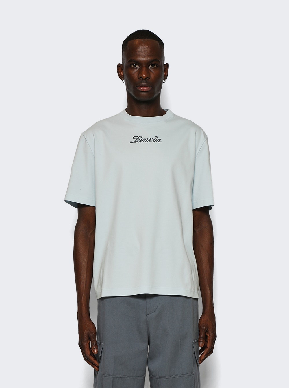Bouclette Logo T-shirt Chambray - 2