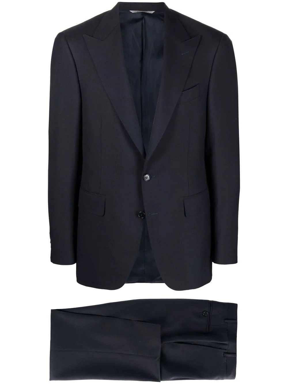 single-breasted two-piece suit - 1