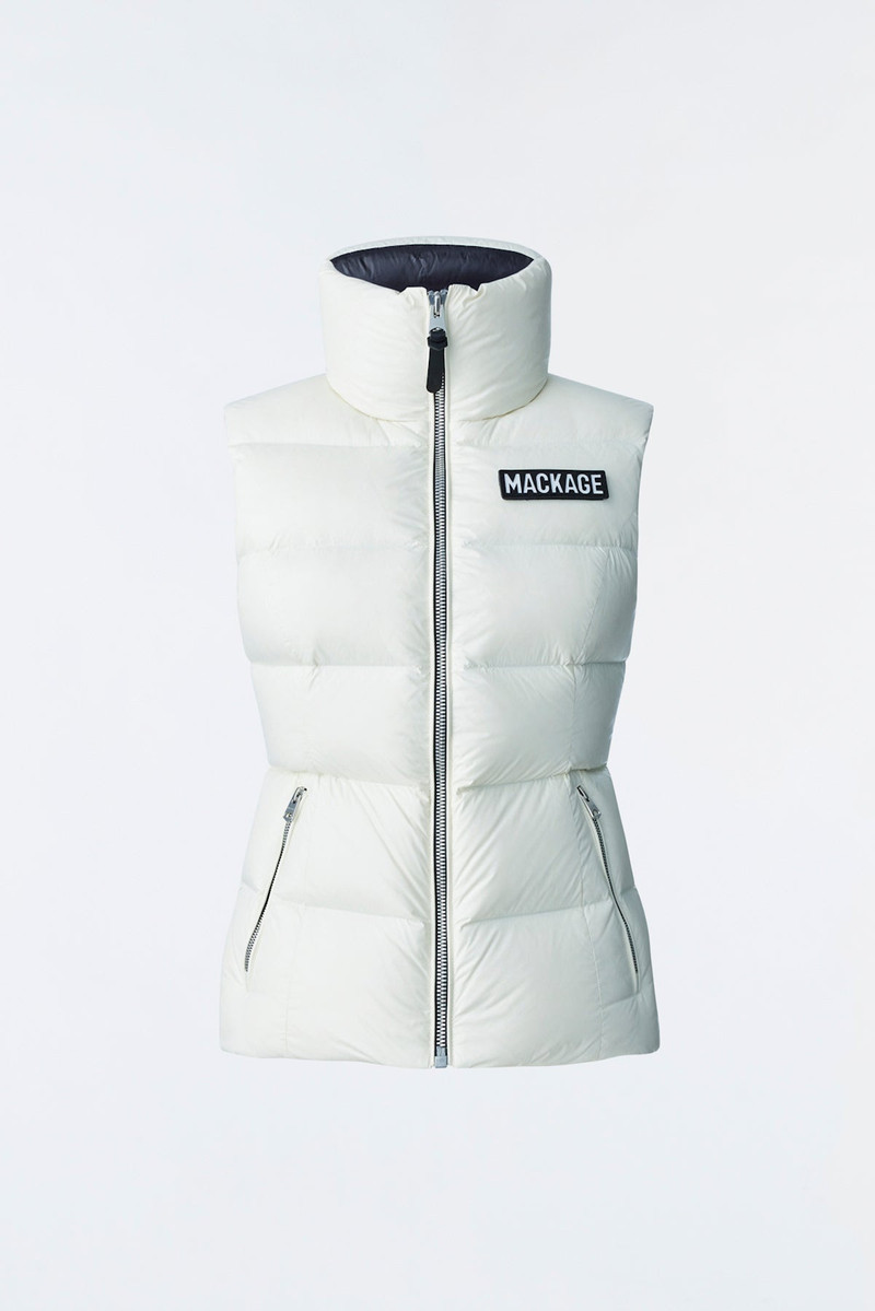 CHAYA lustrous light down vest for ladies 1
