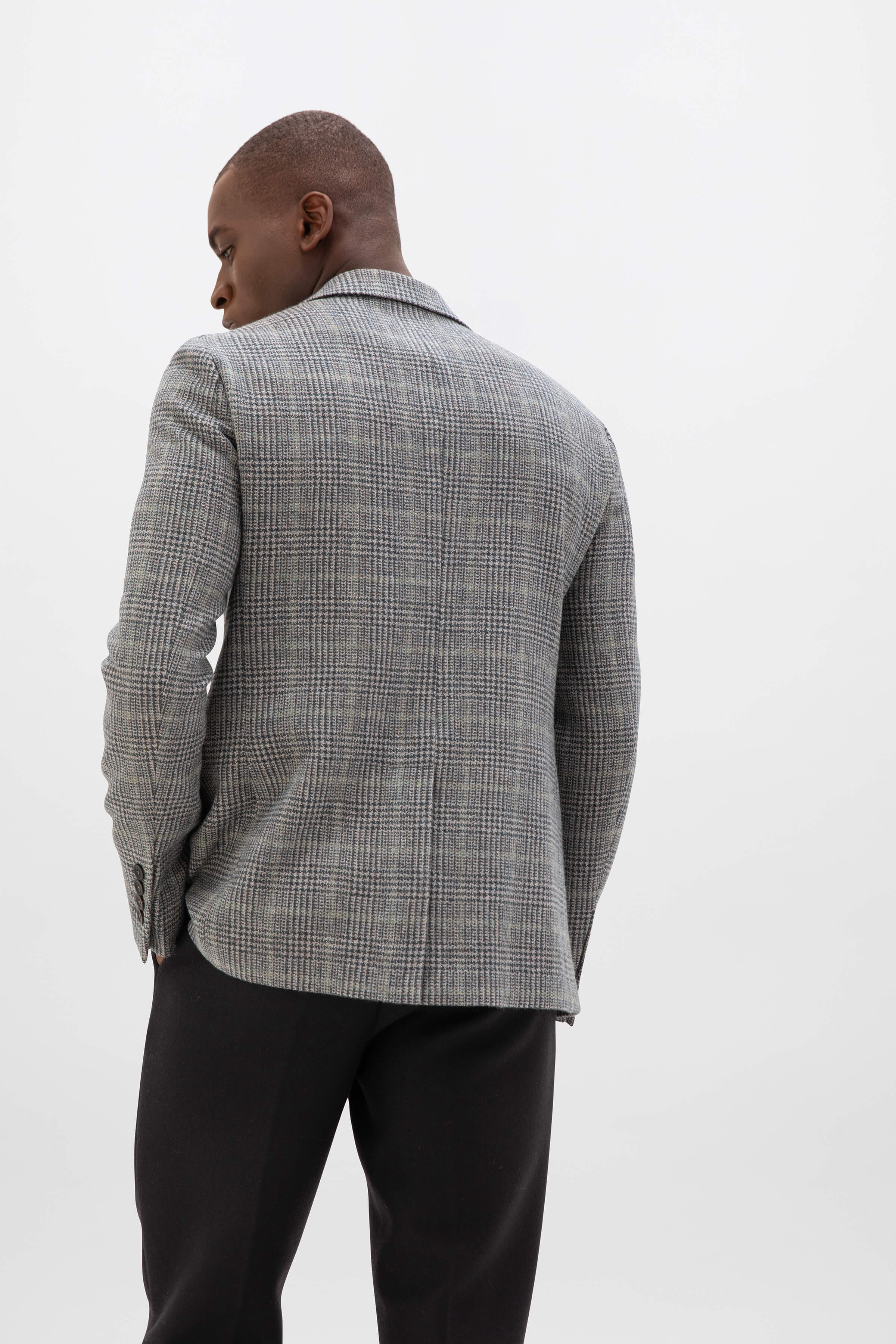 Grey Glen Check Tweed Jacket - 6
