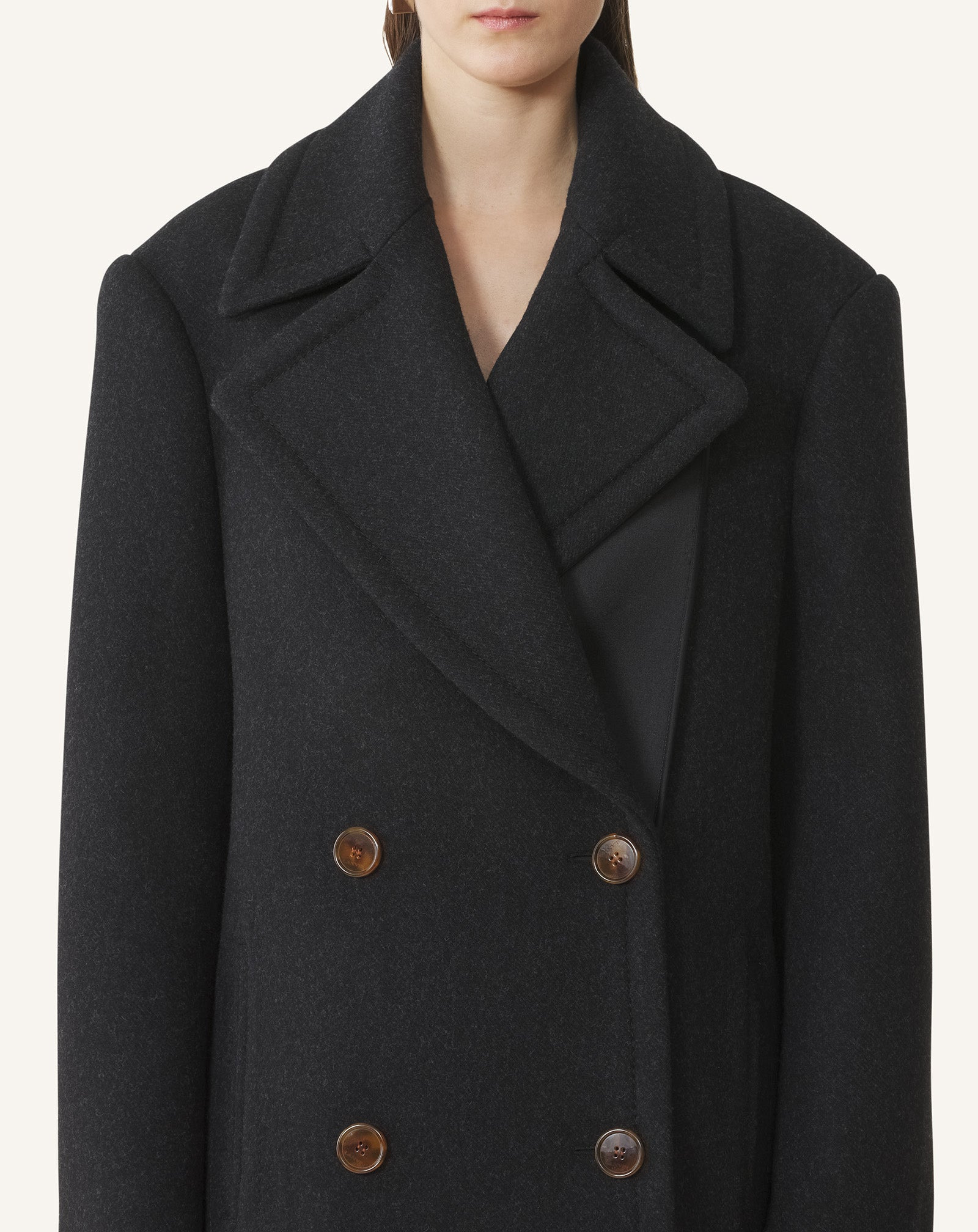 STRAIGHT PEACOAT - 5