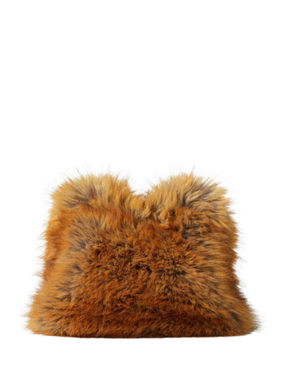 Burberry B Frame faux-fur bag outlook