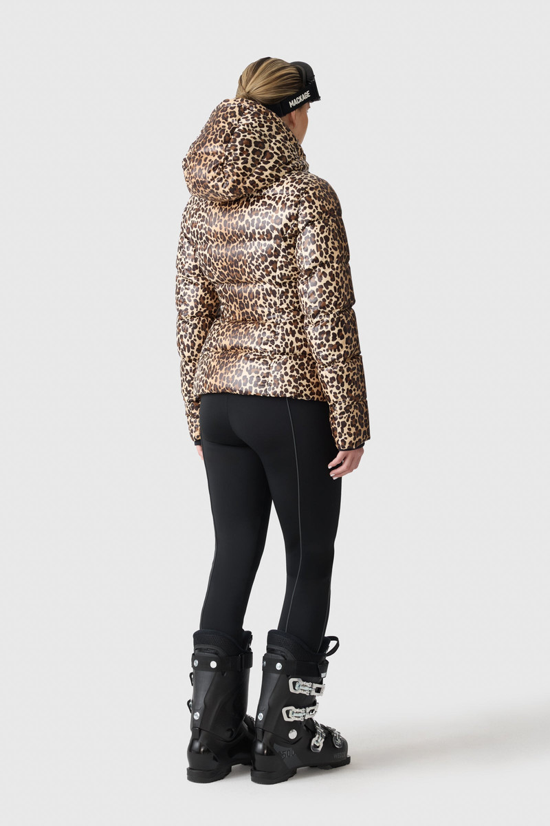 CHERYL-A Down Ski Jacket in Animal-Print 4