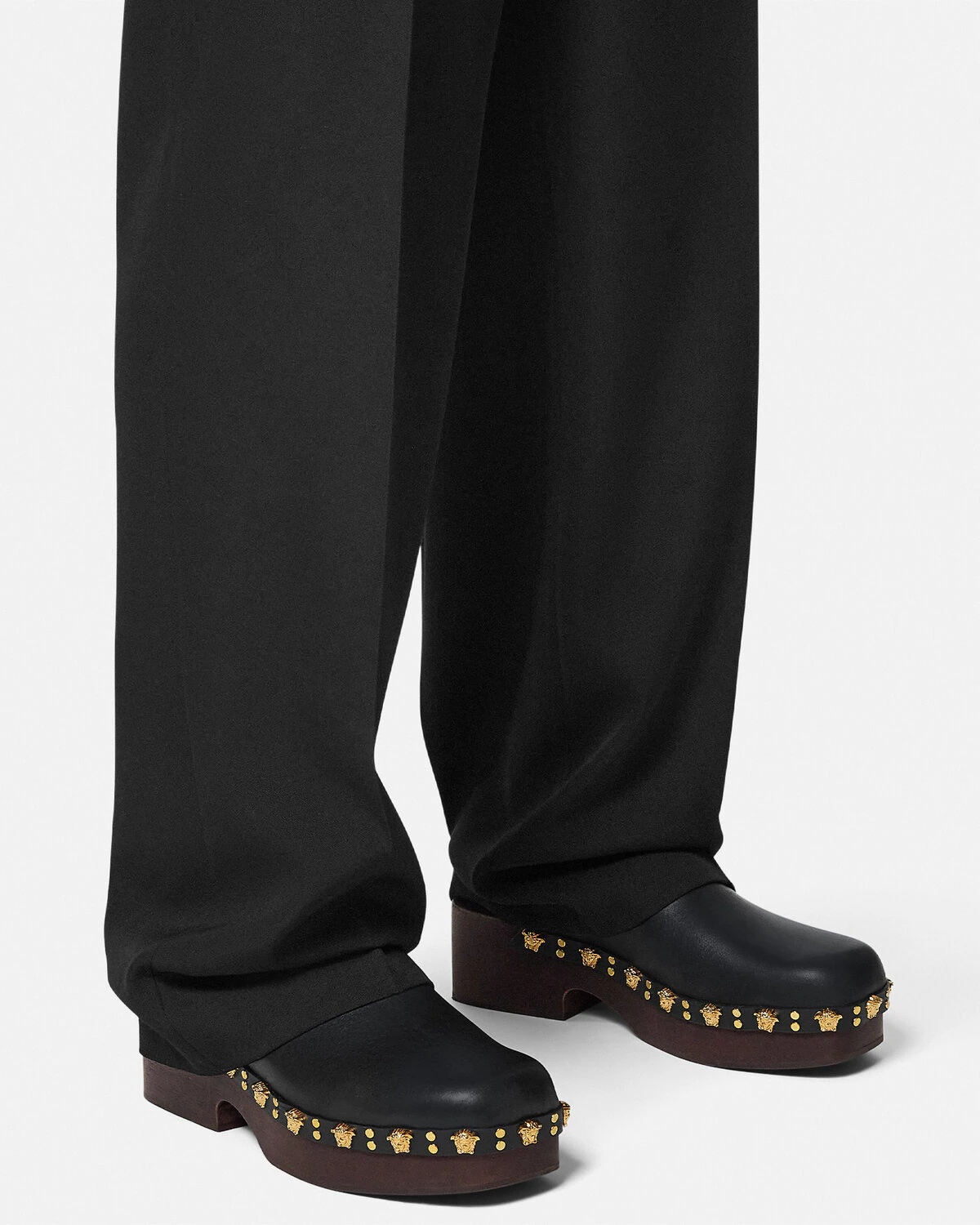 Studded Stack Clogs - 3