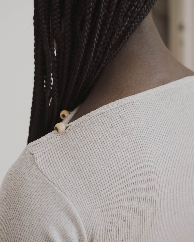 Tav Long Sleeve Tee - Recycled Cotton Rib 5