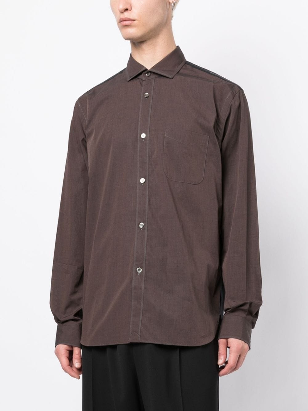 long-sleeve cotton shirt - 3