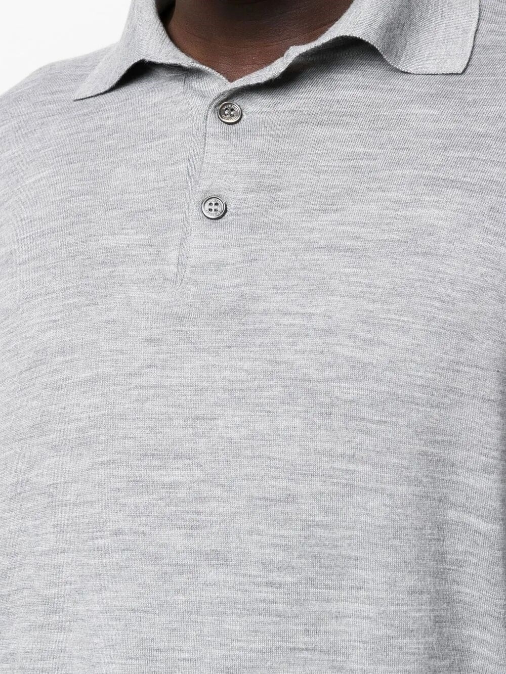 Polo-Style Lightweight Sweater - 5