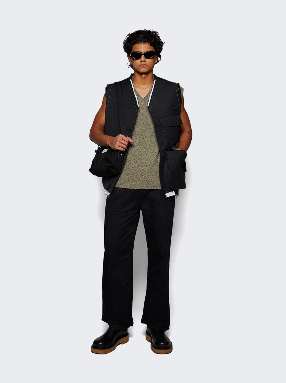 Suiting Vest Grey Melange - 2