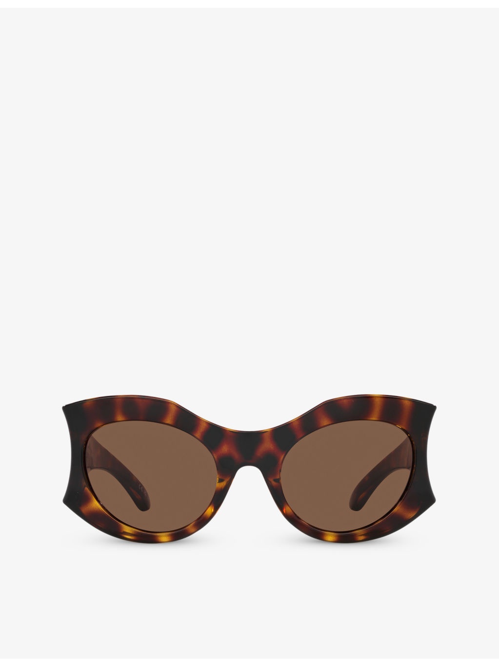 BB0256S cat-eye tortoiseshell acetate sunglasses - 1