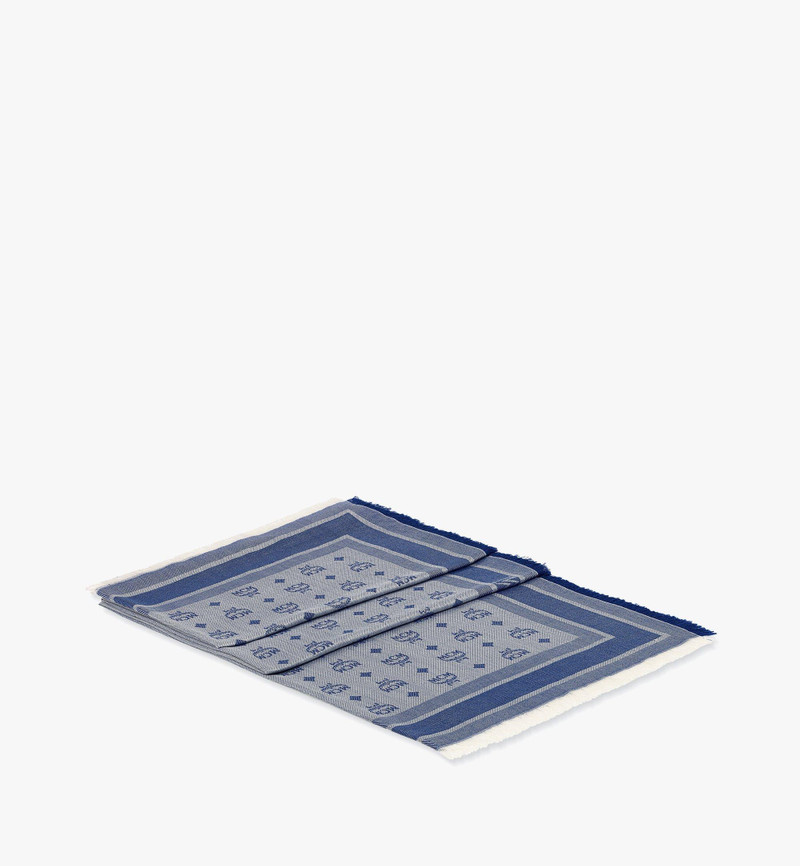 Bi-color Monogram Jacquard Shawl 3