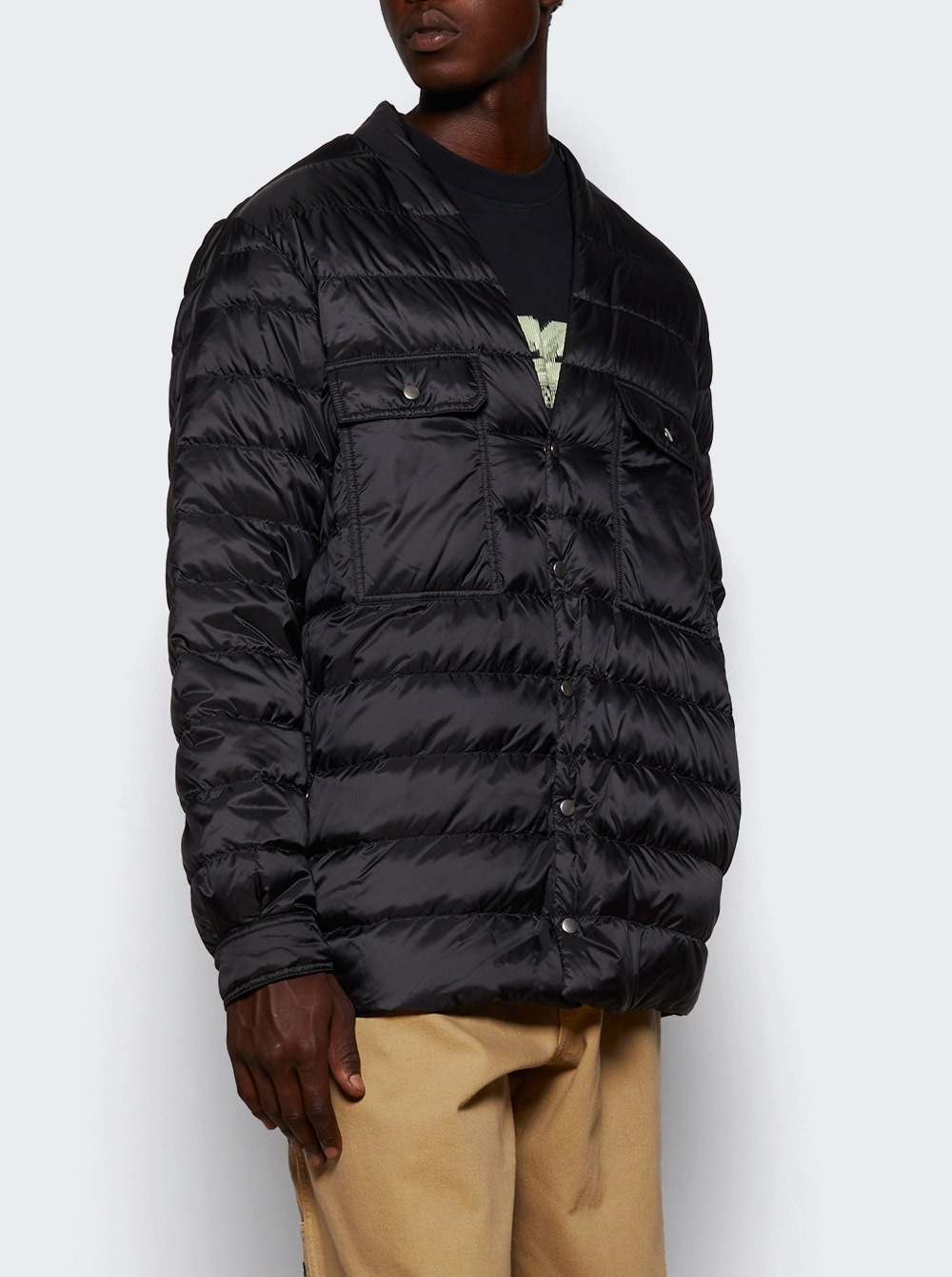 X Moncler Woven Outershirt Black - 2