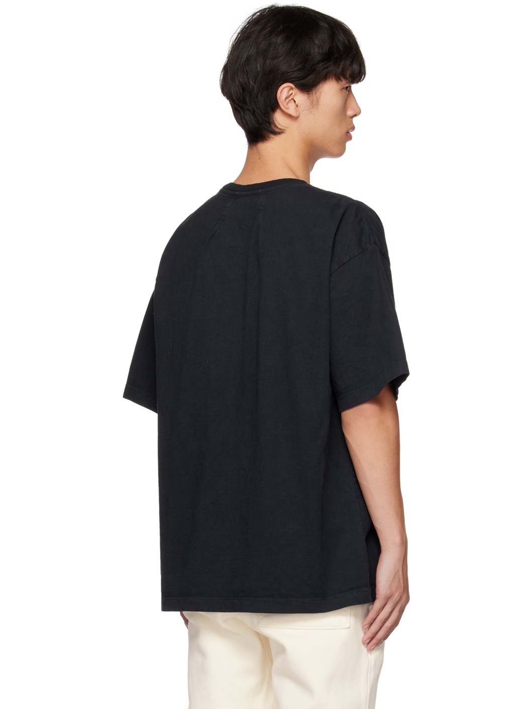 Black Printed T-Shirt - 3