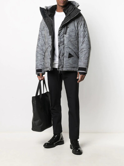 and Wander camouflage-print padded jacket outlook