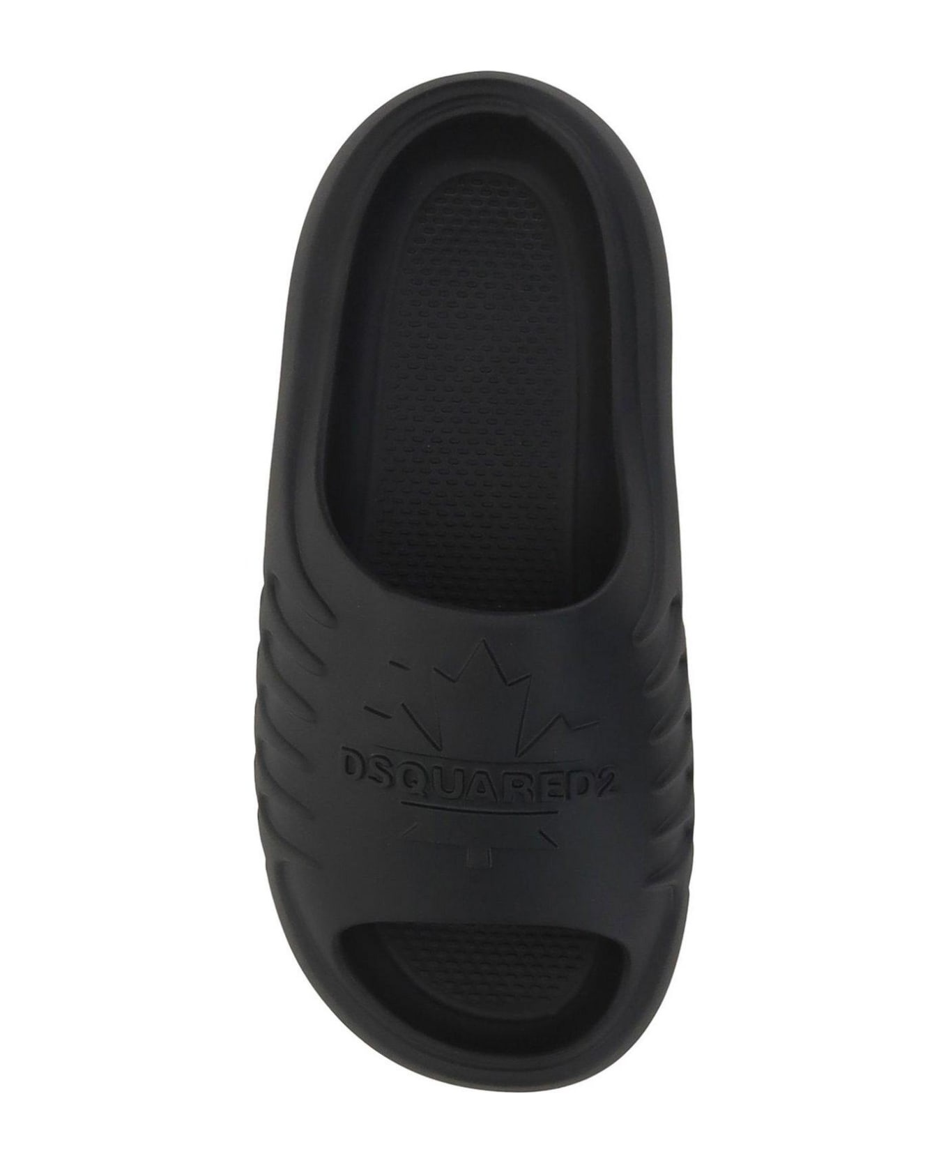 Logo Embossed Slip-on Slides - 4