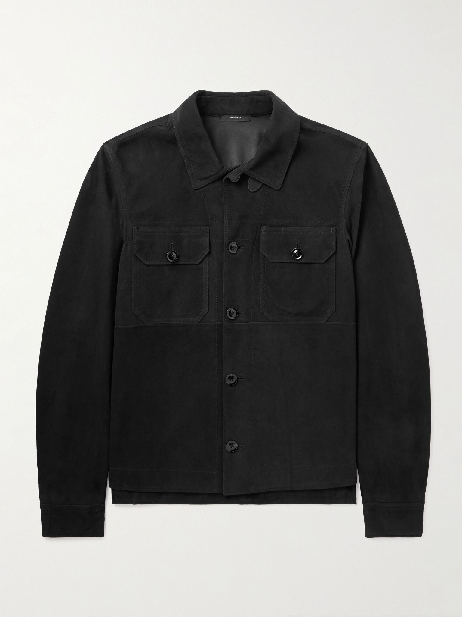 Suede Jacket Black - 1