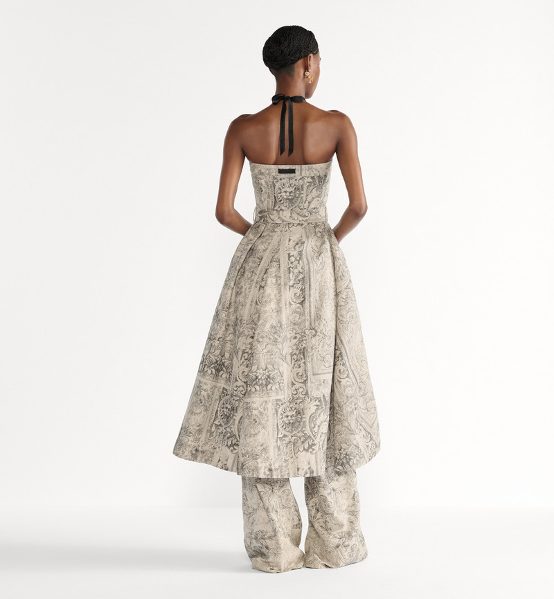 Mid-Length Belted Bustier Dress 3