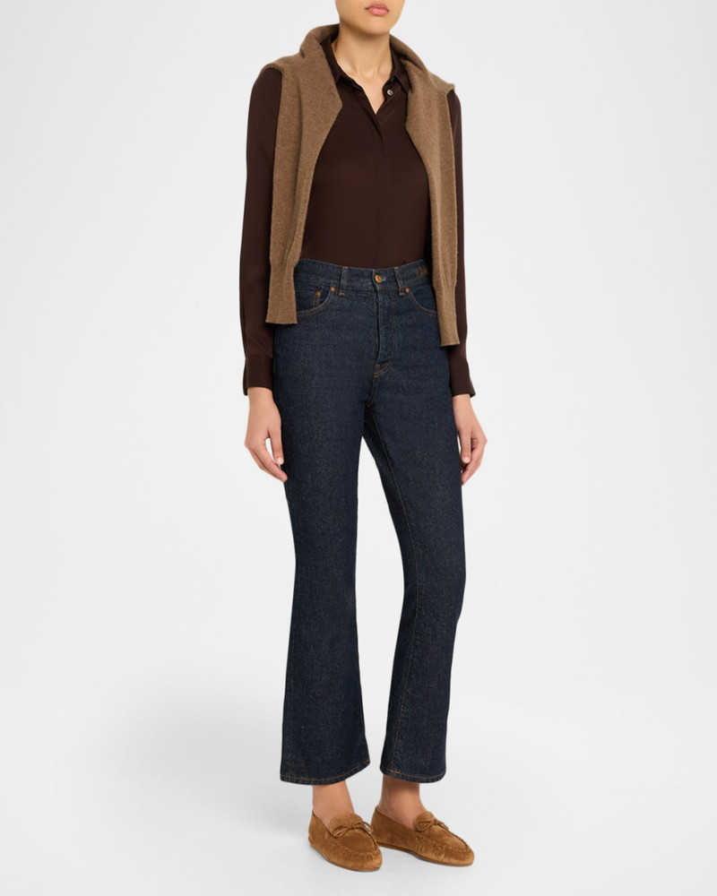 Britt Suede Bow Loafers 3