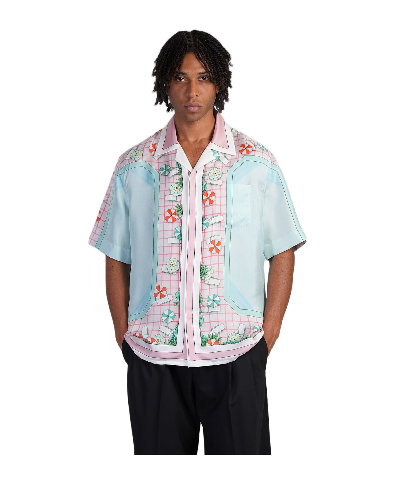 Shirt In Multicolor Silk - 1