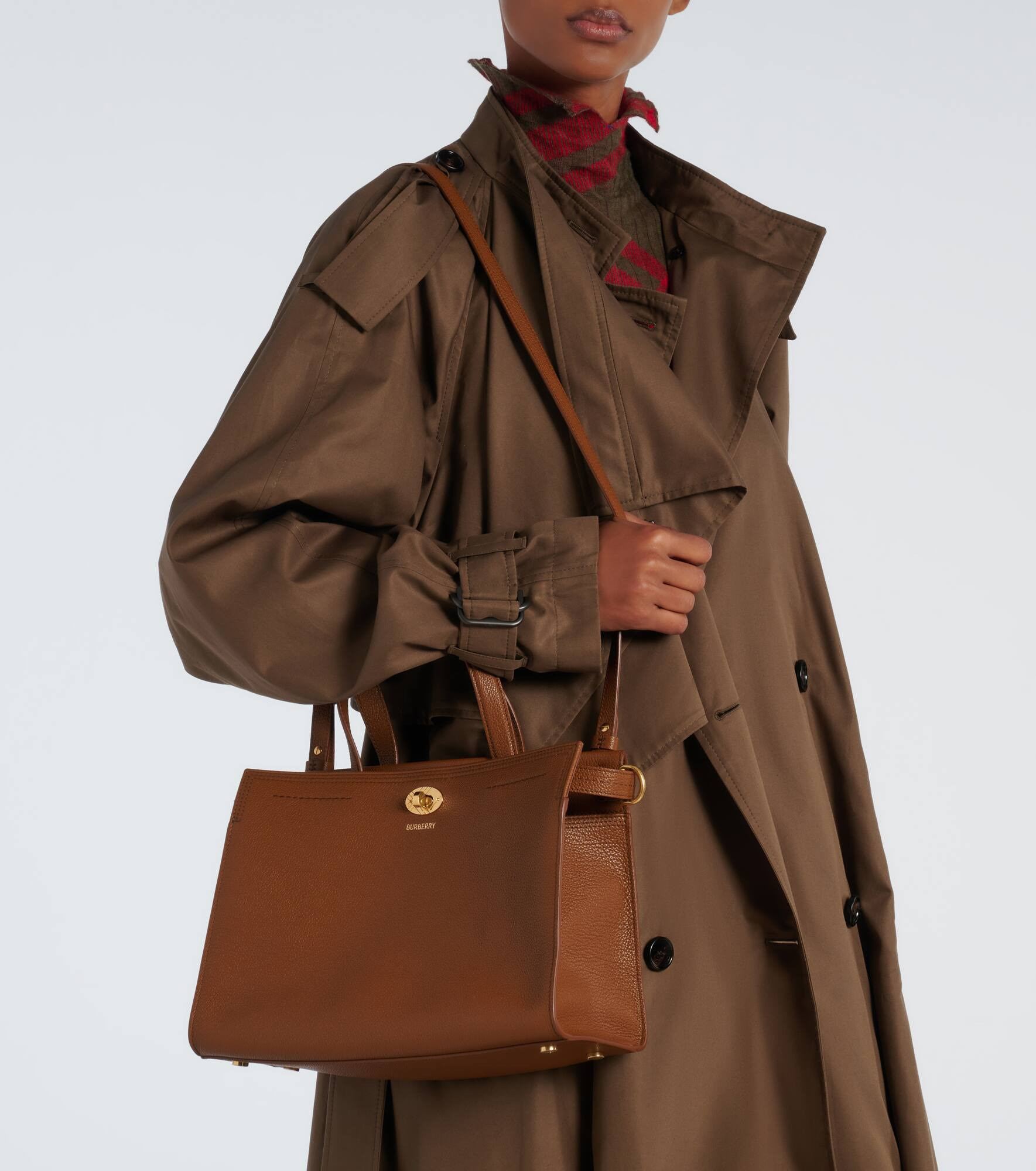 Cotswolds Small leather tote bag - 6