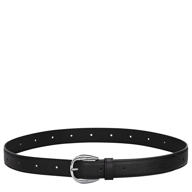 Le Pliage Xtra Ladies' belt Black - Leather 1