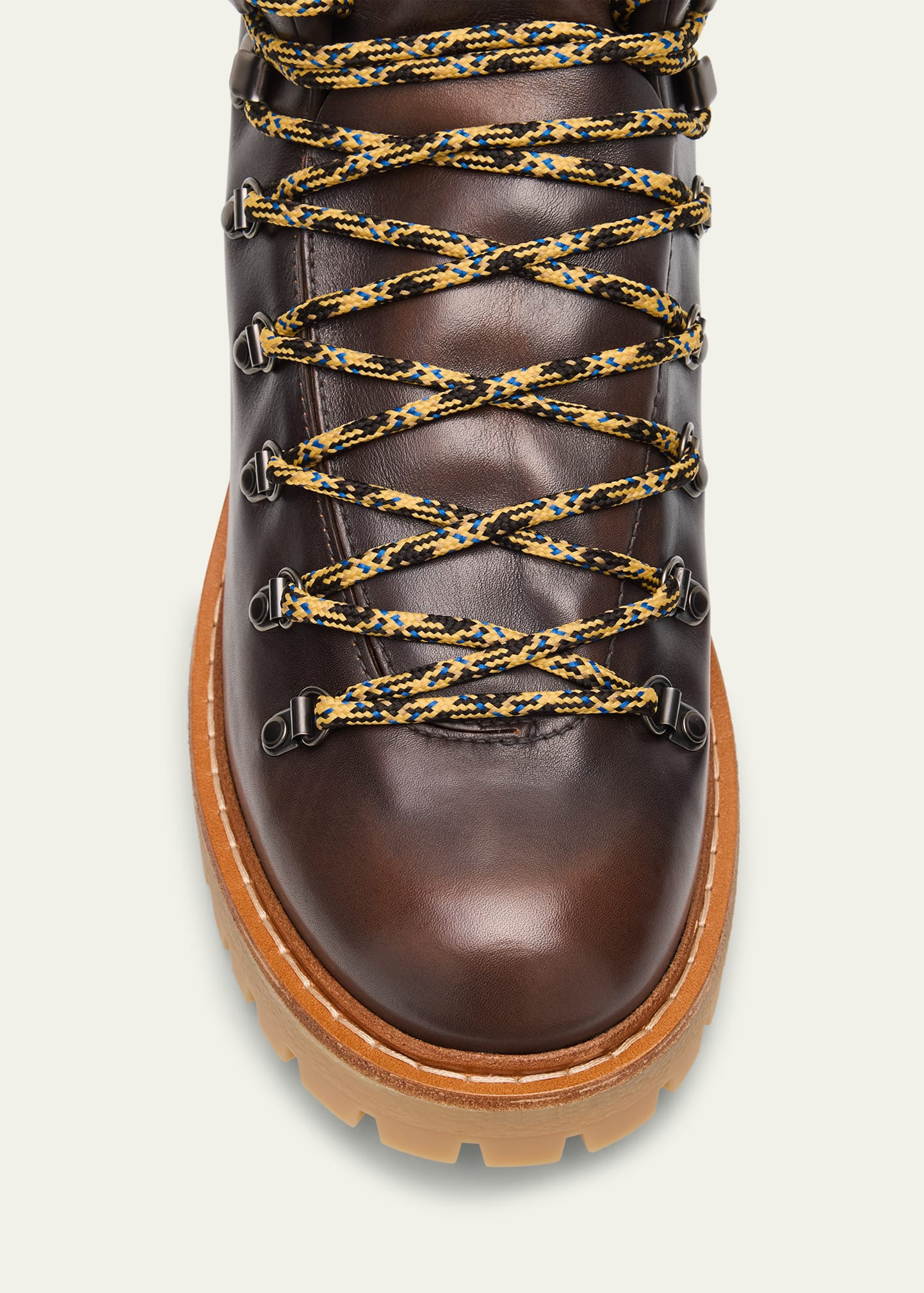 Men's St. Moritz Burnished Calfskin Hiking Boots - 3