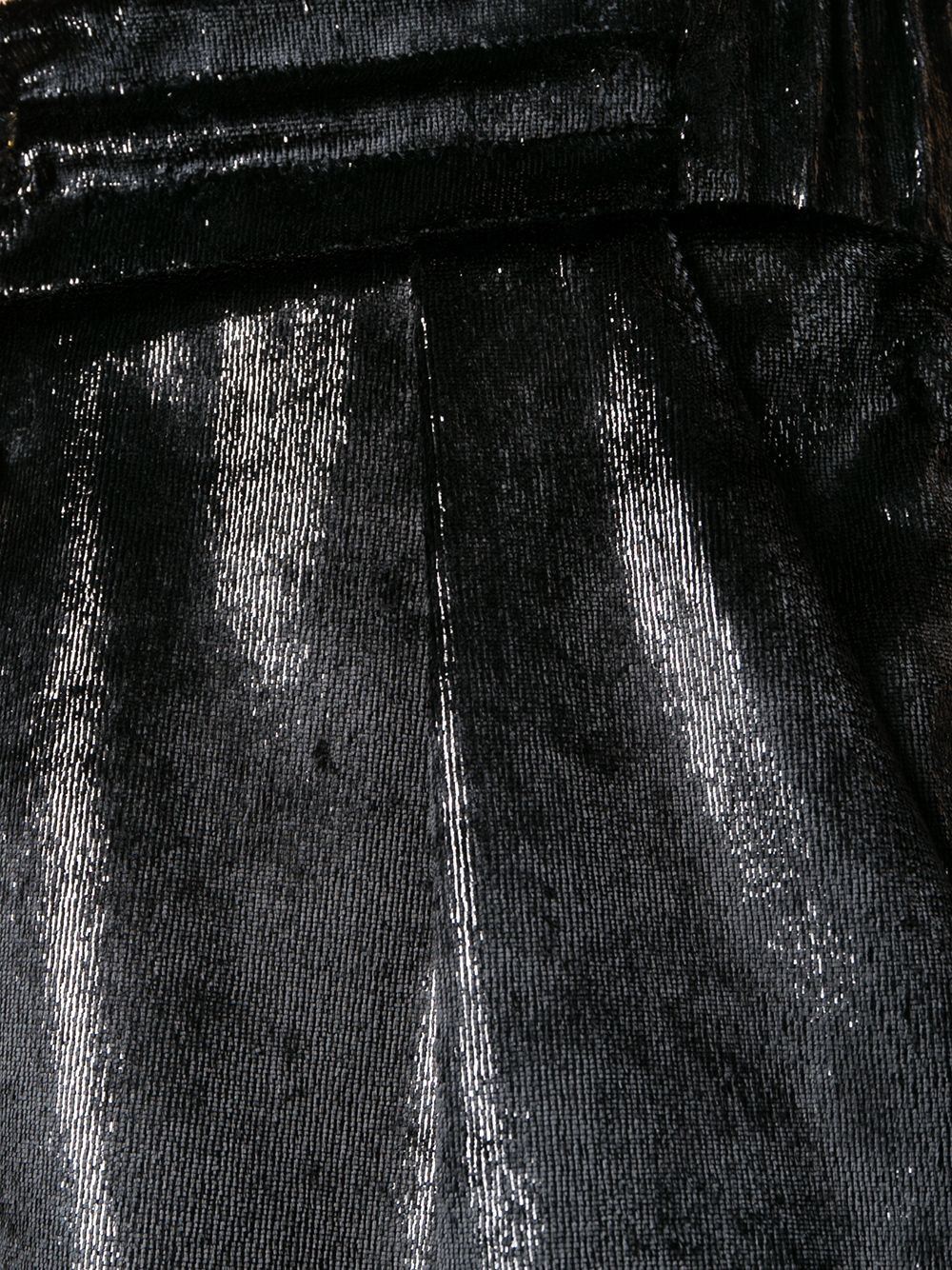 iridescent drawstring trousers - 5