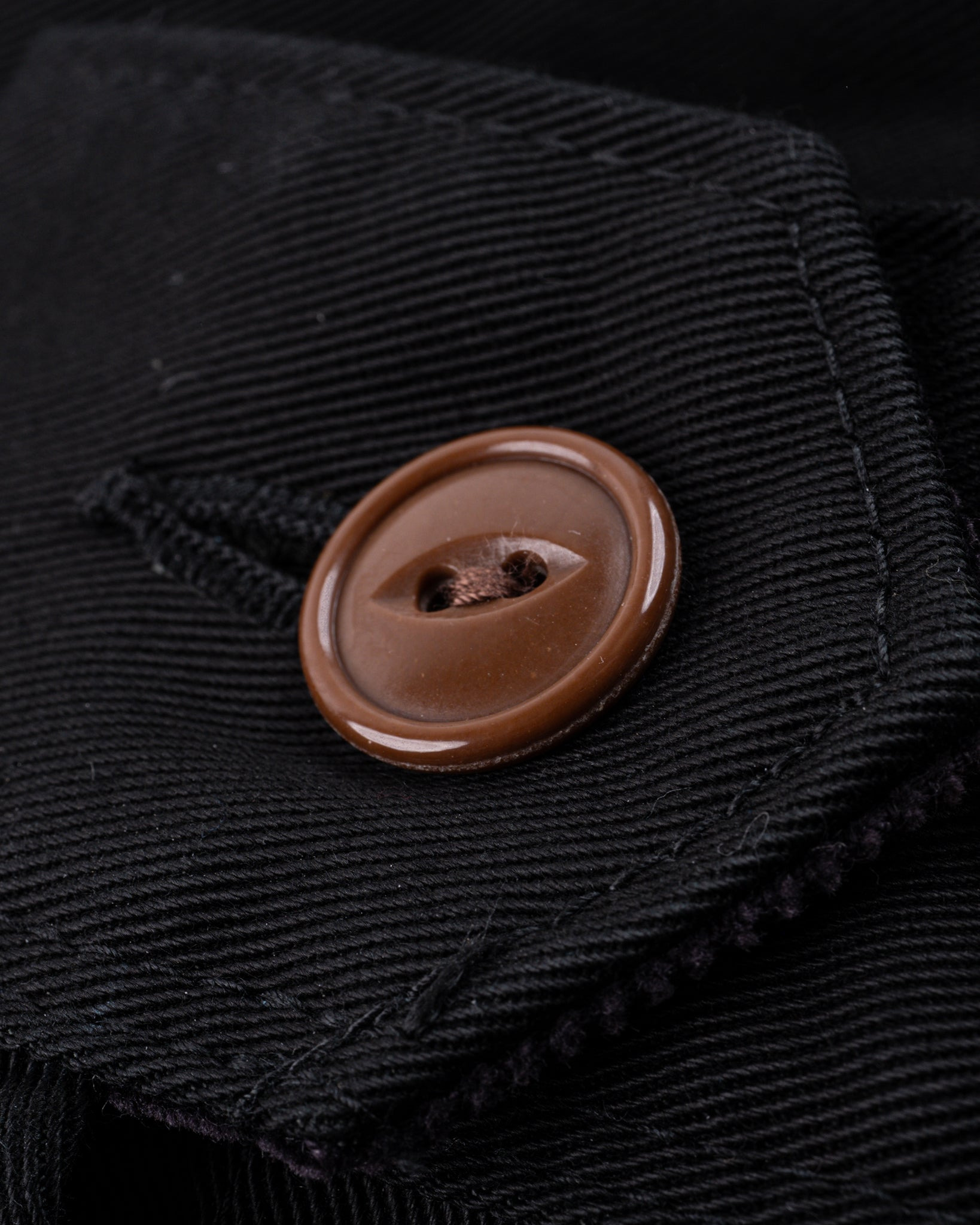 IHJ-144-BLK 12oz Kurashikizome® Twill Work Jacket - Black - 8