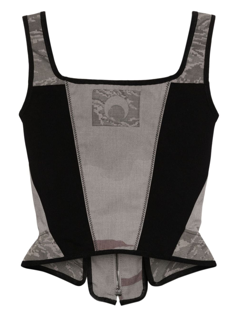 Regenerated cotton corset top - 2