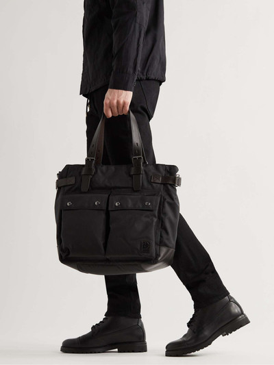 Belstaff Touring Leather-Trimmed Nylon Tote Bag outlook