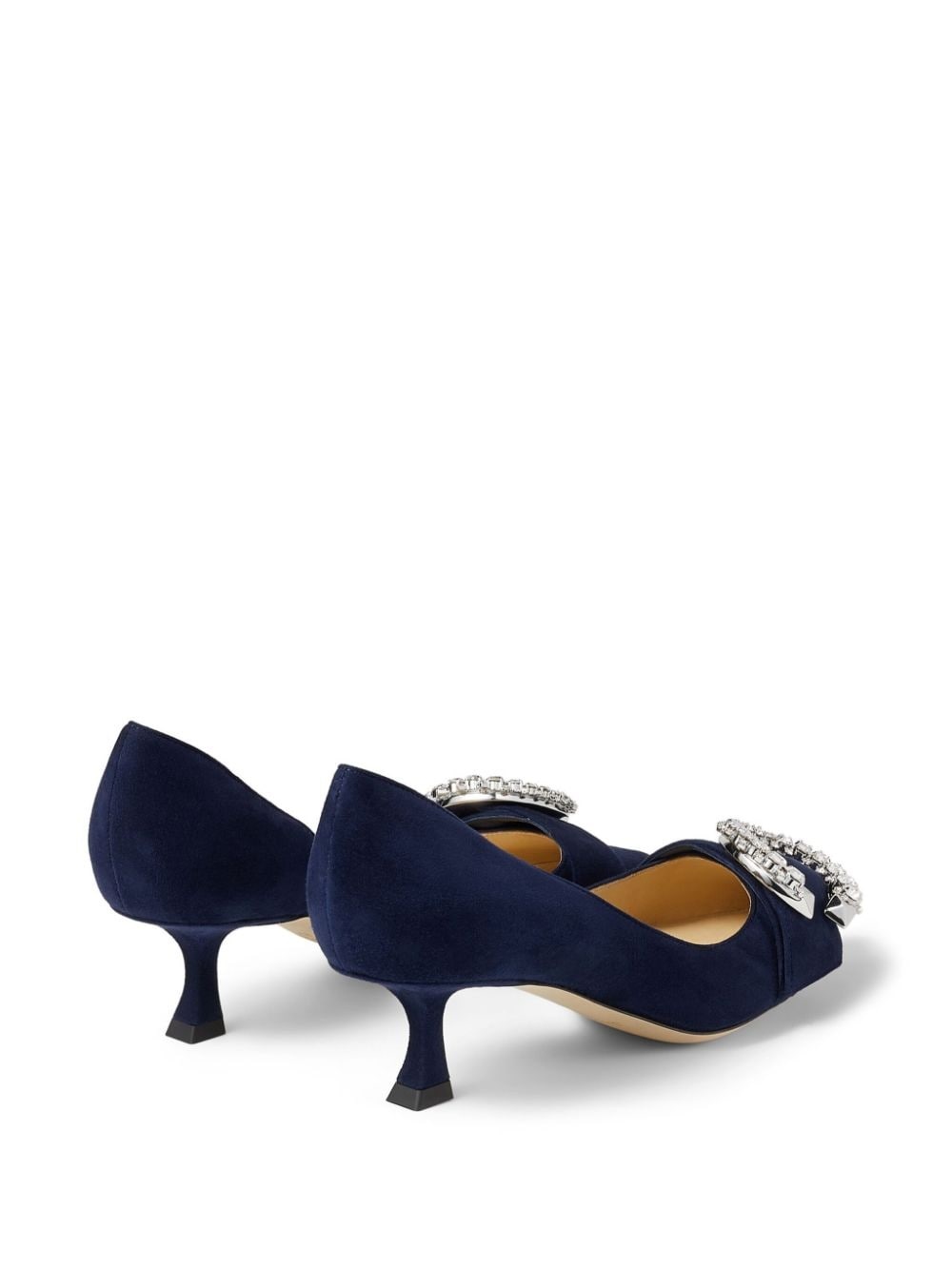 Melva Dorsay 50mm suede pumps - 3