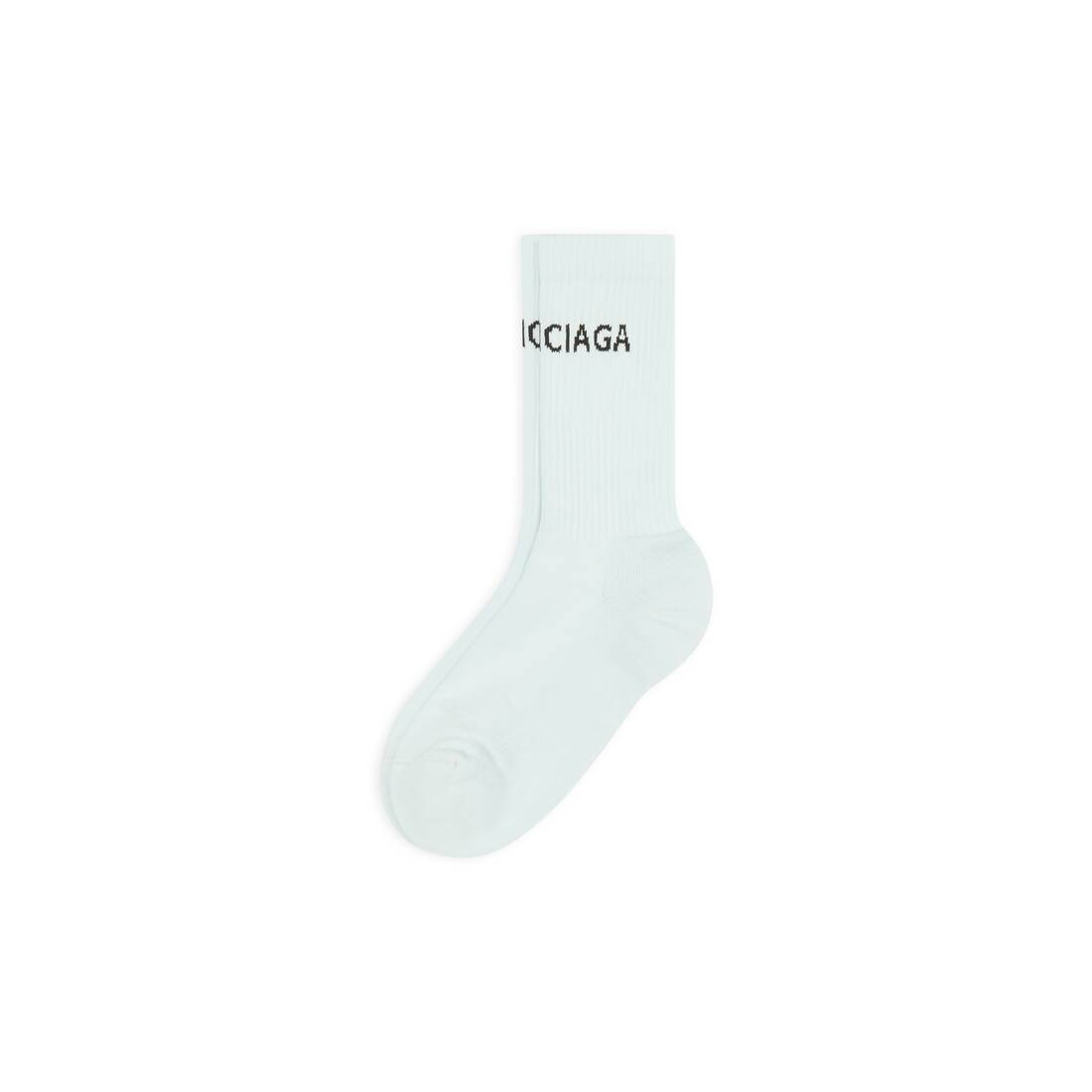 Men's Balenciaga Tennis Socks in Blue - 2