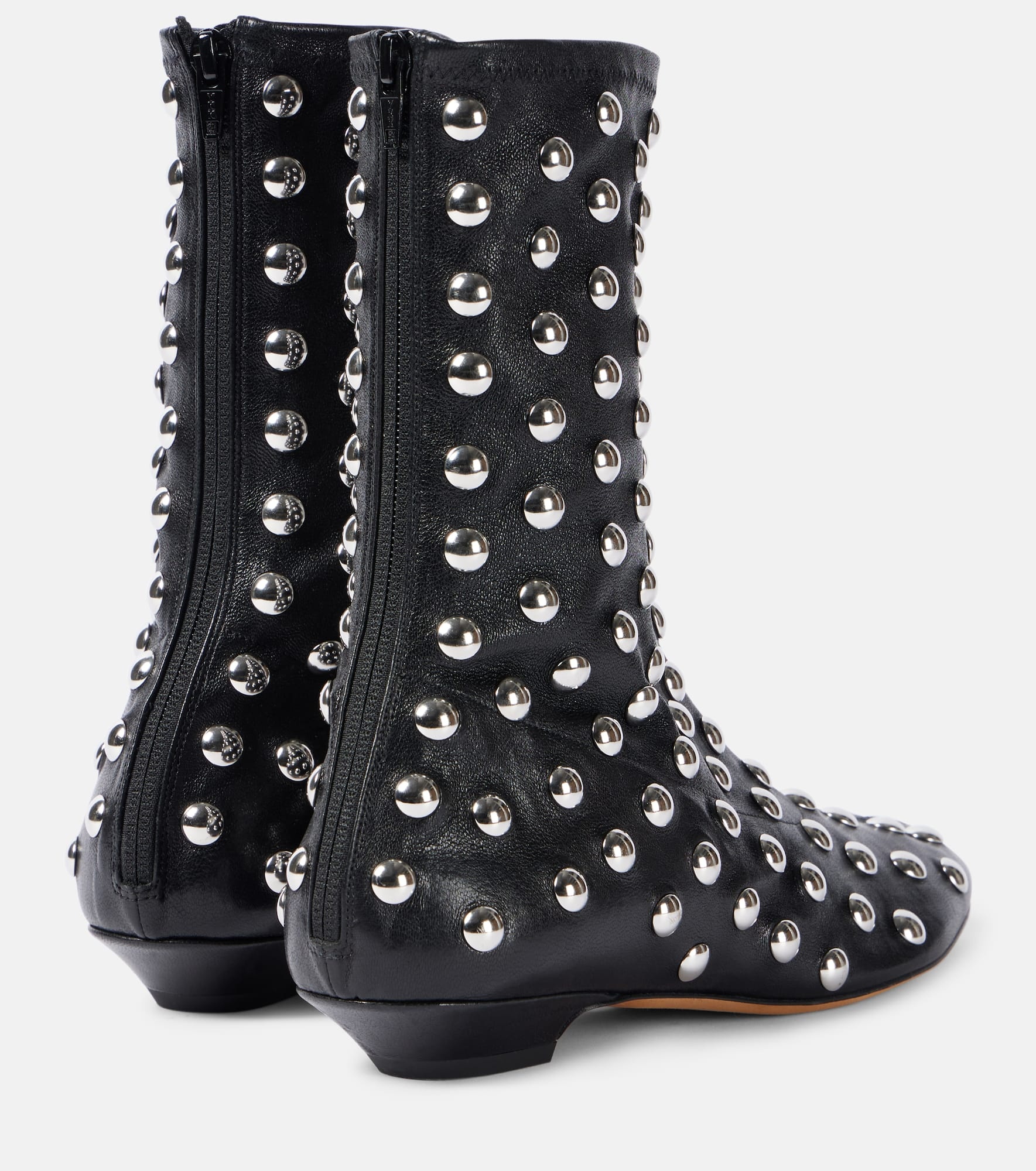 Apollo studded leather booties - 2