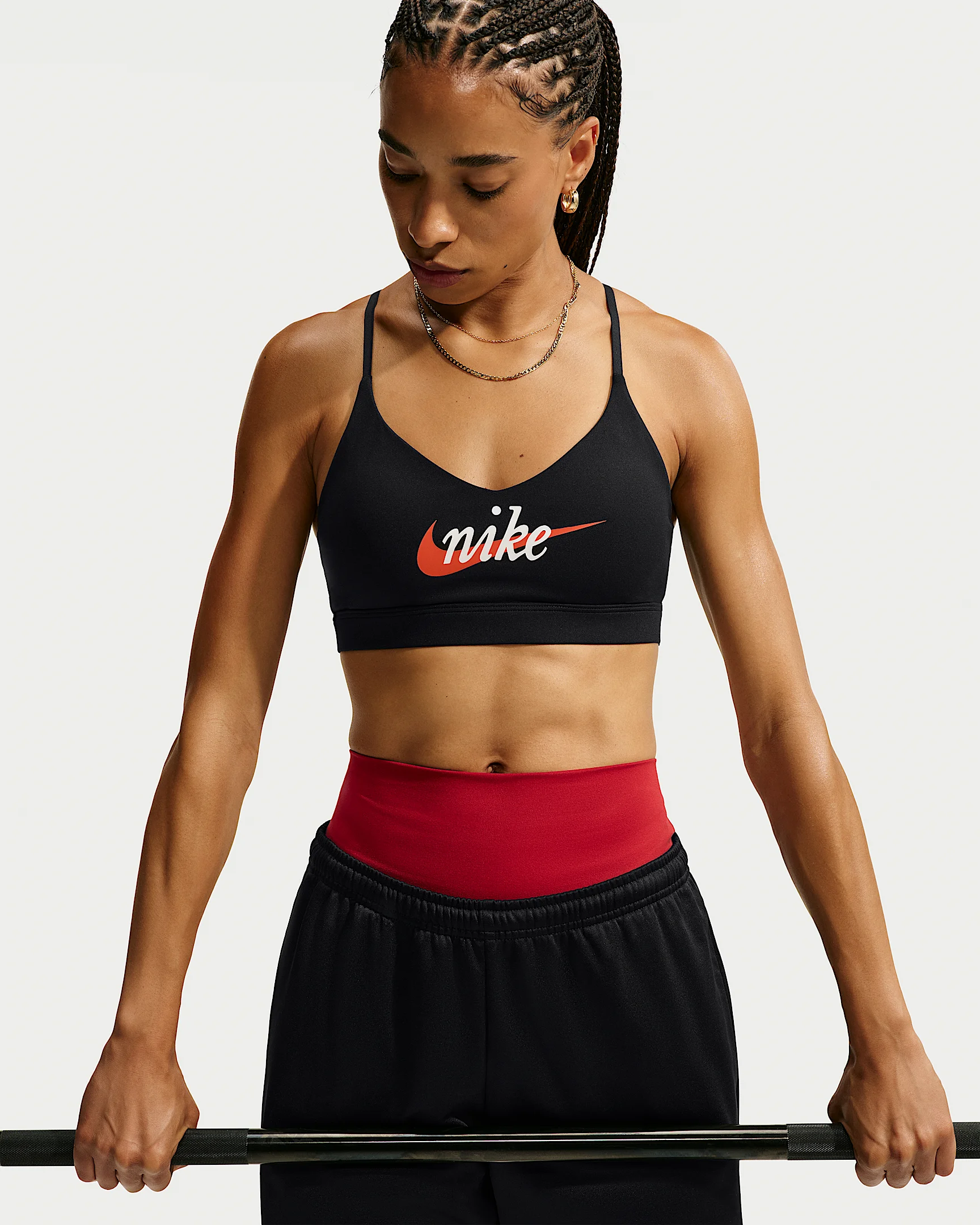 Nike Indy Women's Light-Support Padded Adjustable Sports Bra - 1