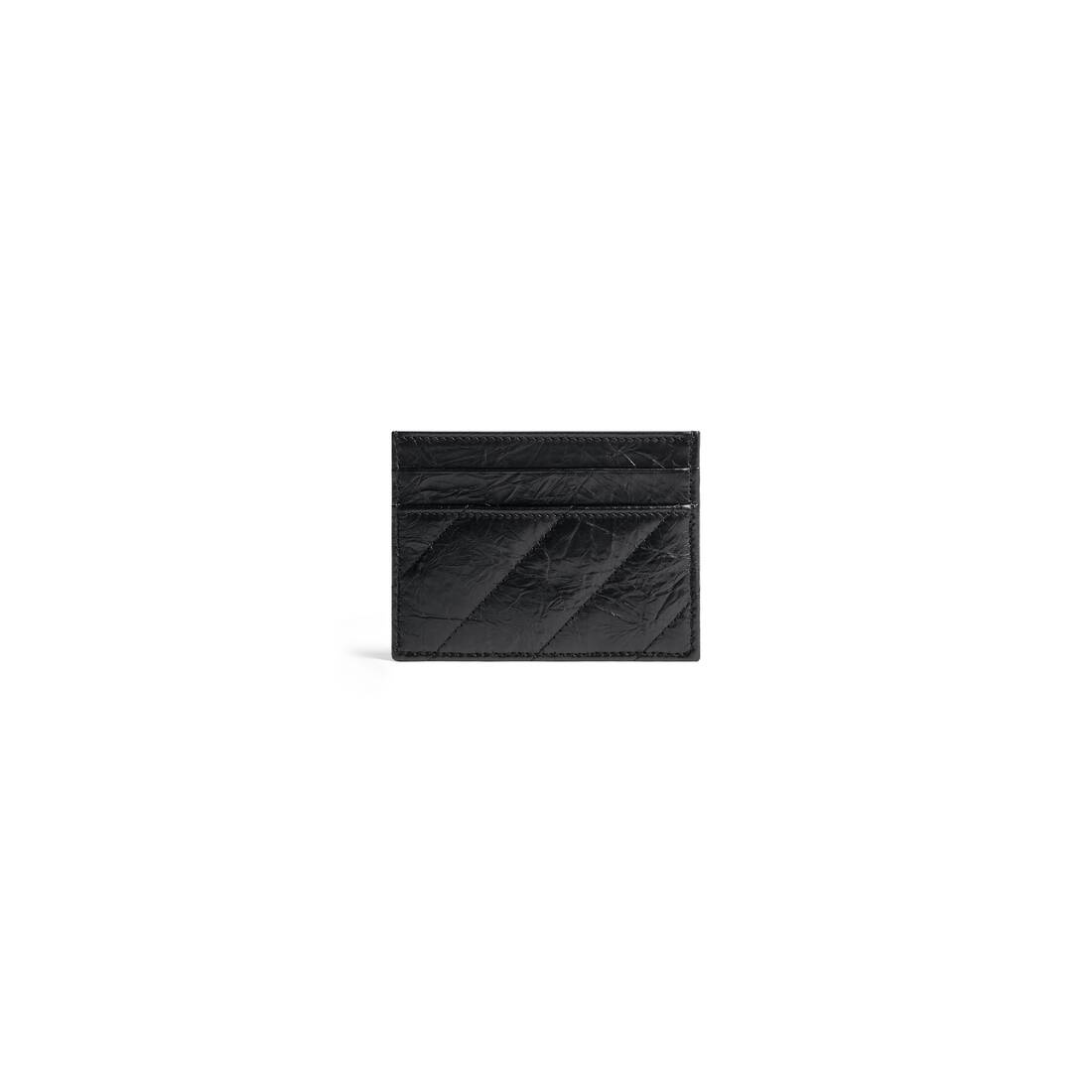 Women's Crush Card Holder Quilted  in Black - 2