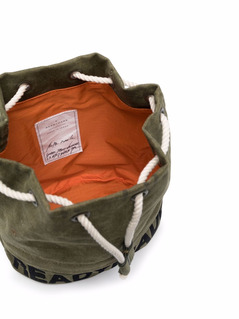 logo print sack bag - 4
