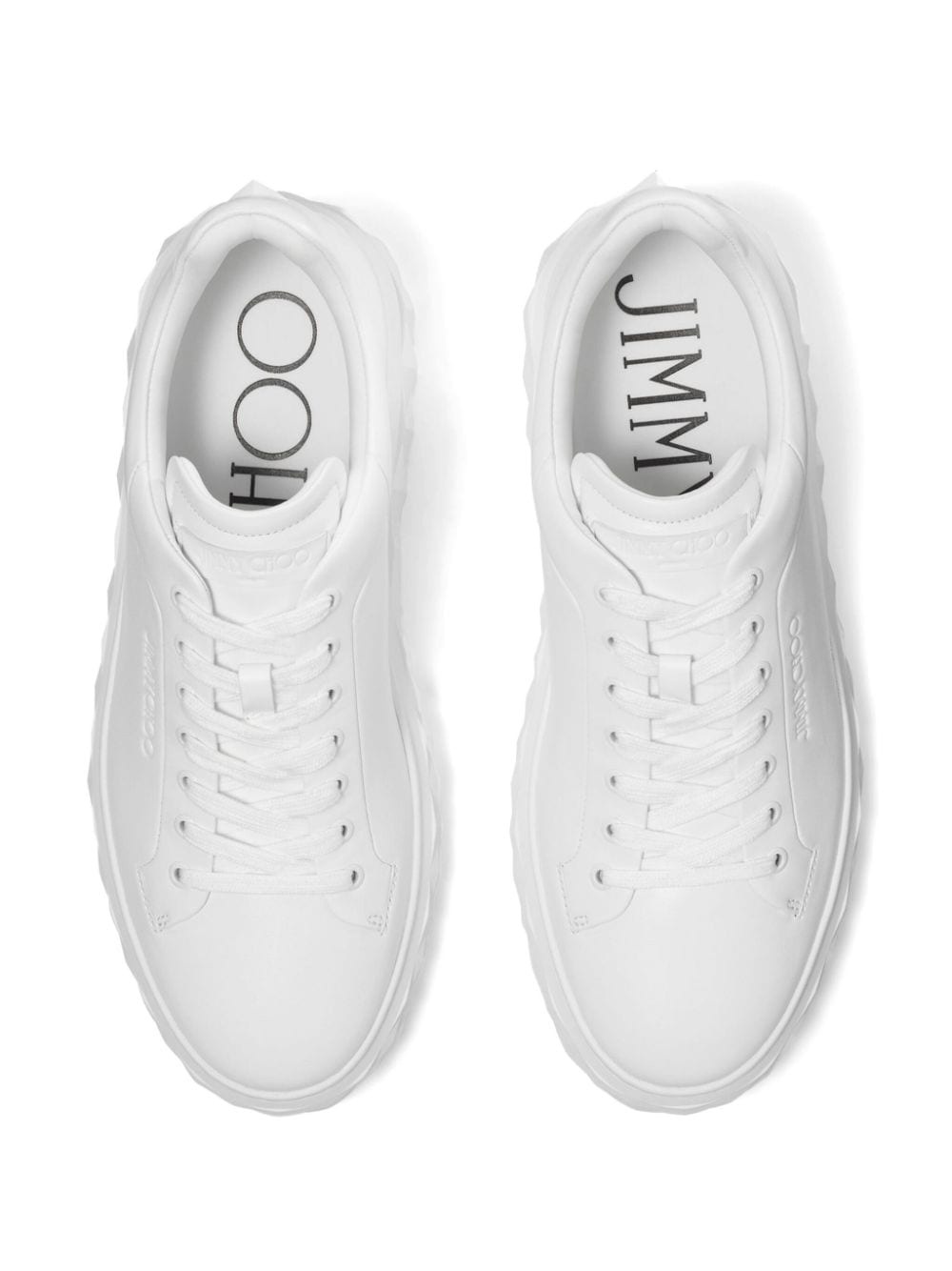 Diamond Maxi leather sneakers - 4