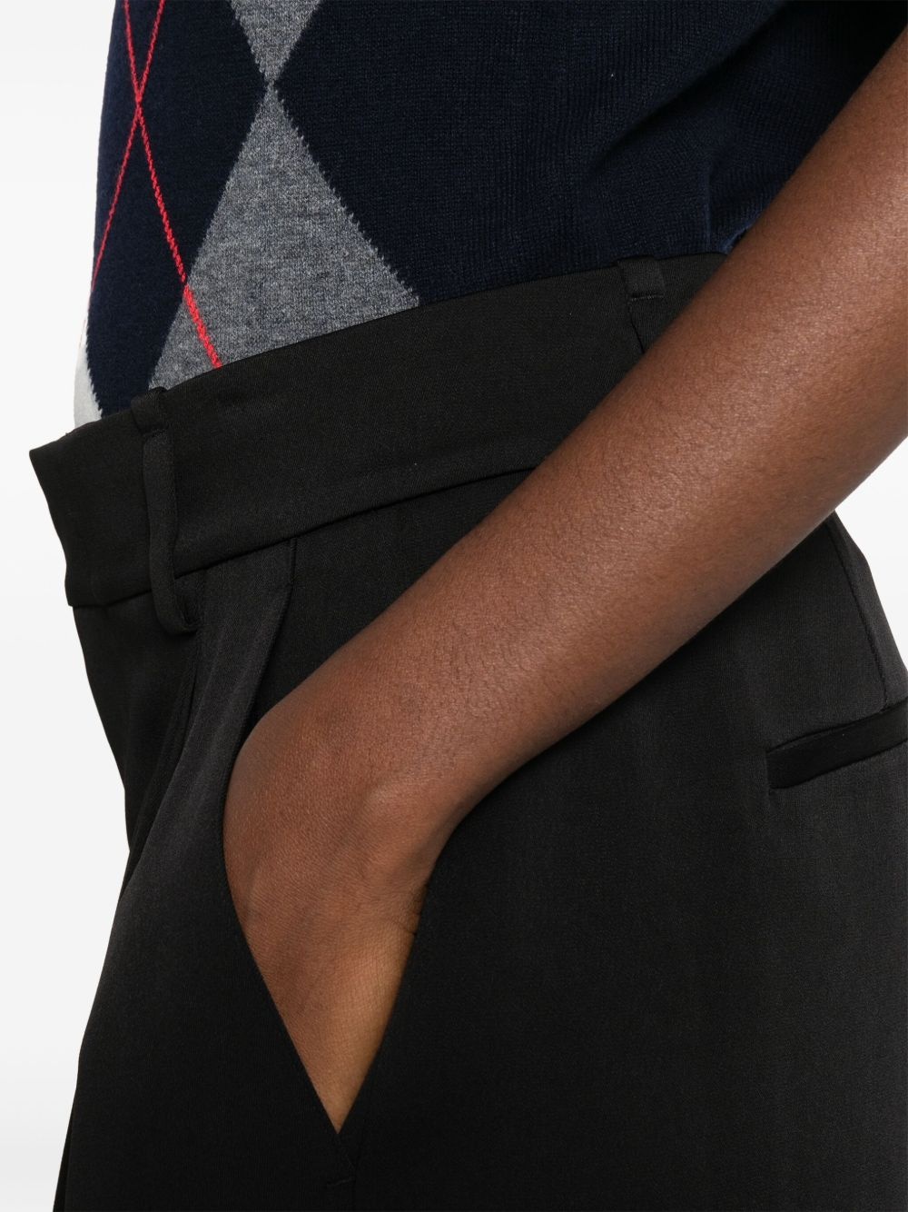pleat-detail tailored trousers - 5