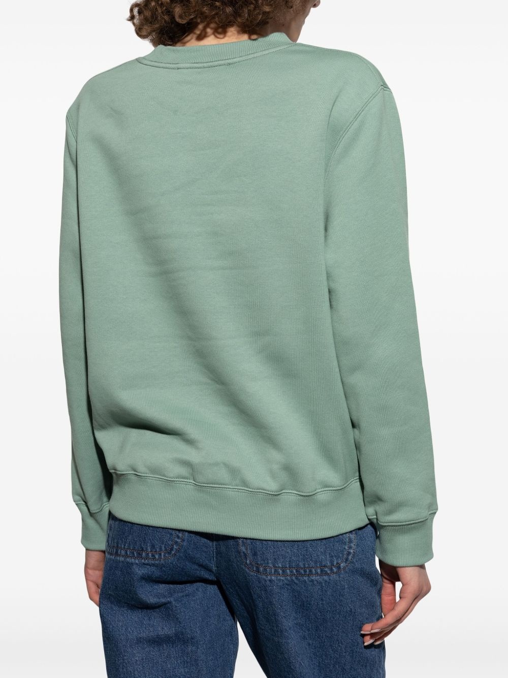 logo-embroidered sweatshirt - 4