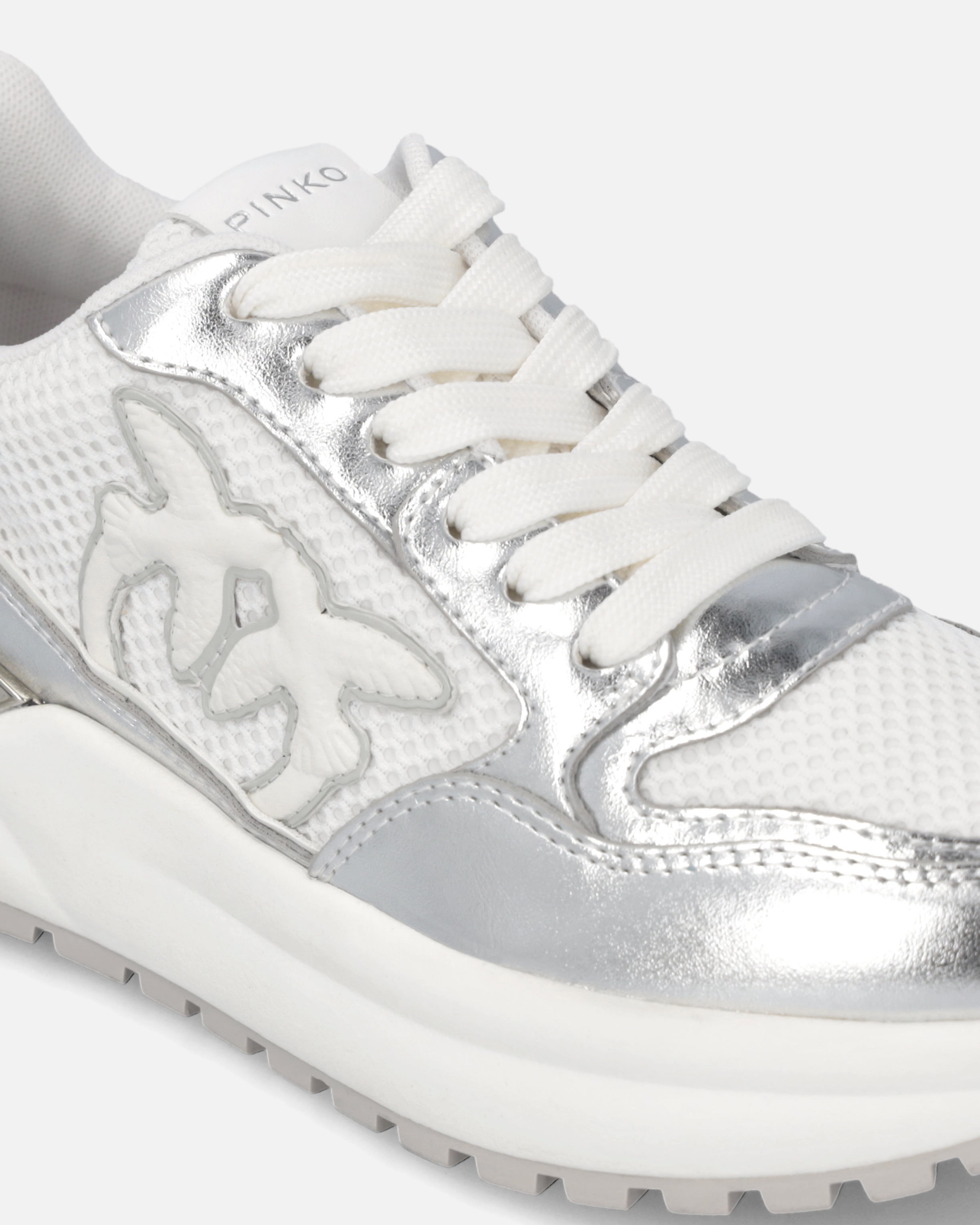 LAMINATED CHUNKY SNEAKERS WITH LOGO - 4