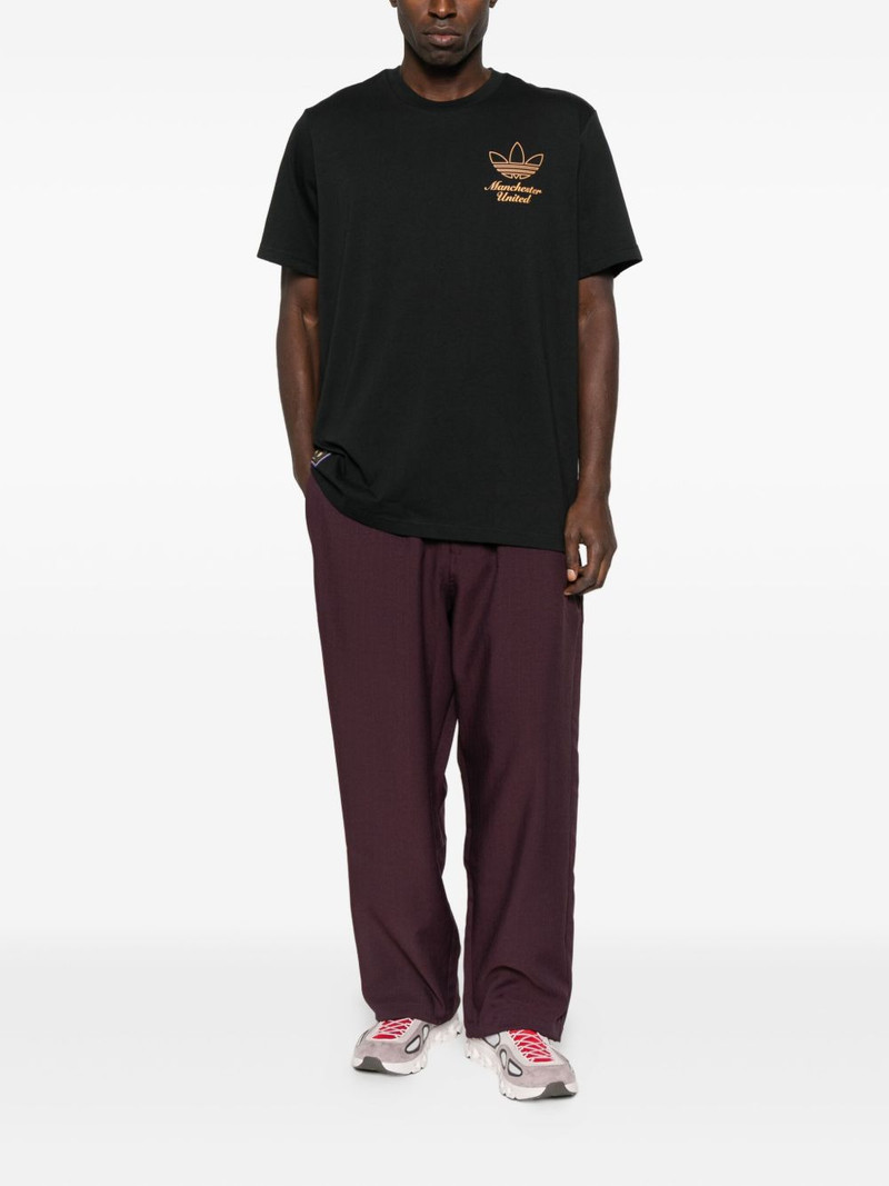 Y-3 drawstring-waist cotton trousers outlook
