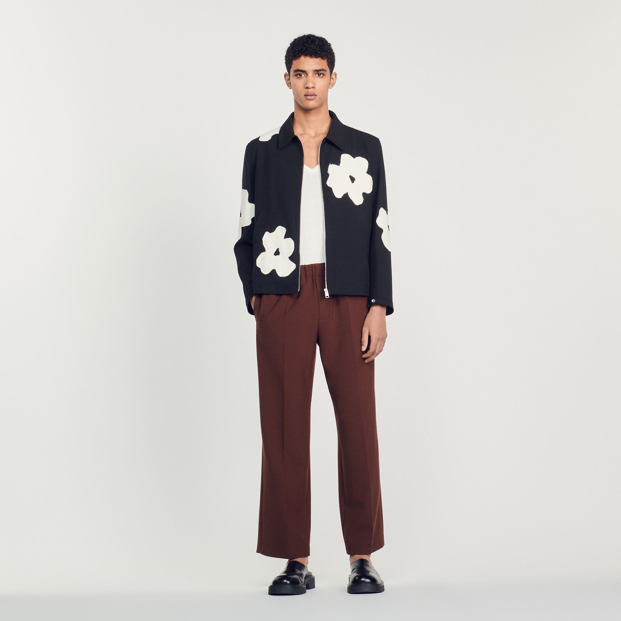 Jacket with flower motifs - 2