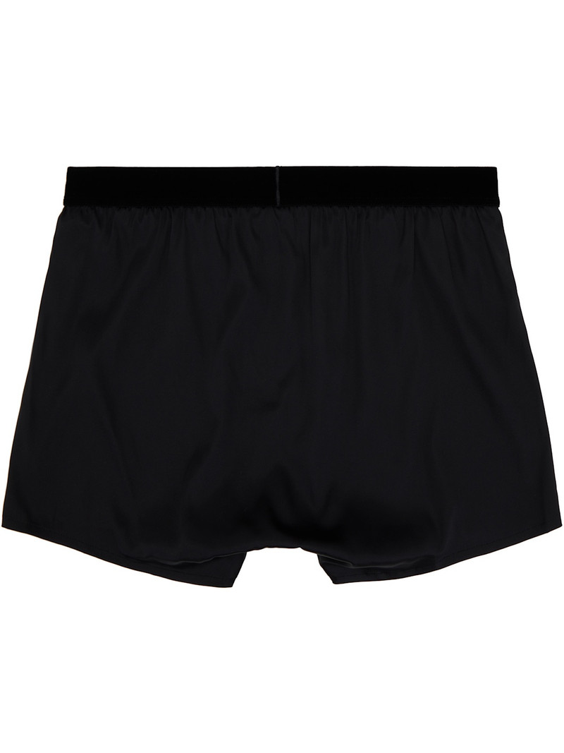 TOM FORD Black Silk Boxers outlook