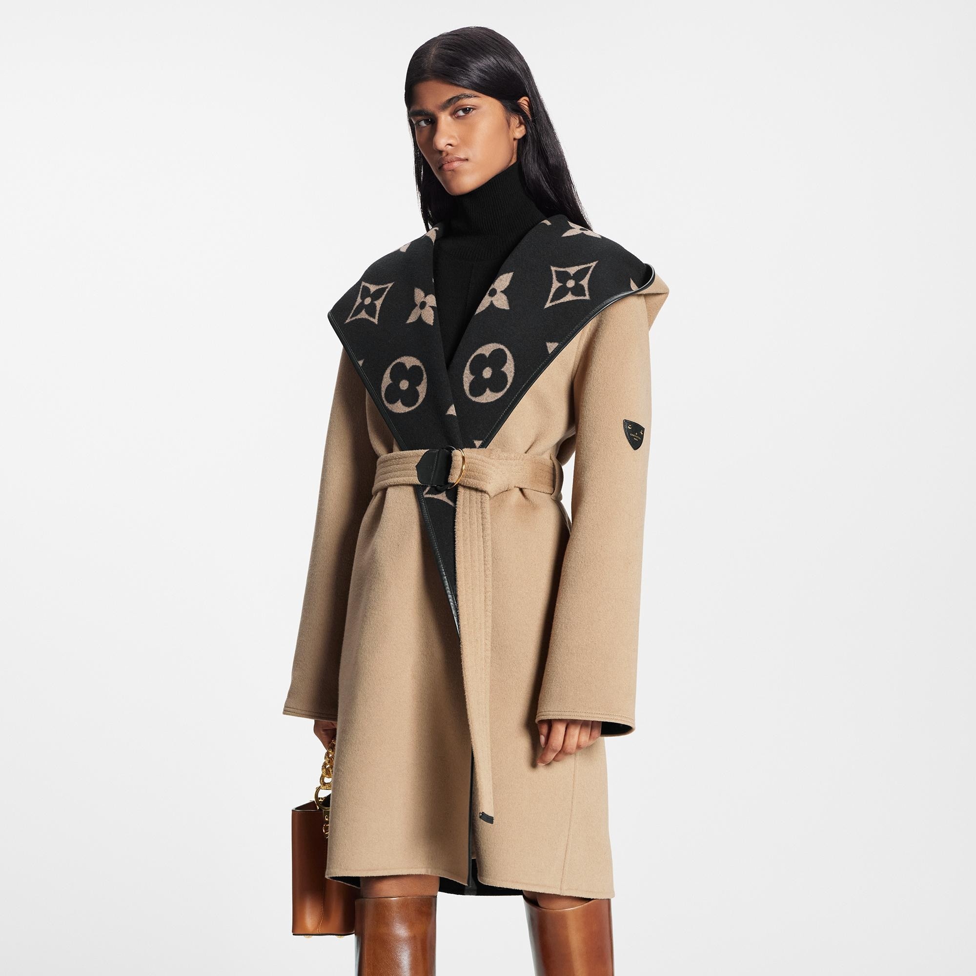 Signature Hooded Wrap Coat - 5