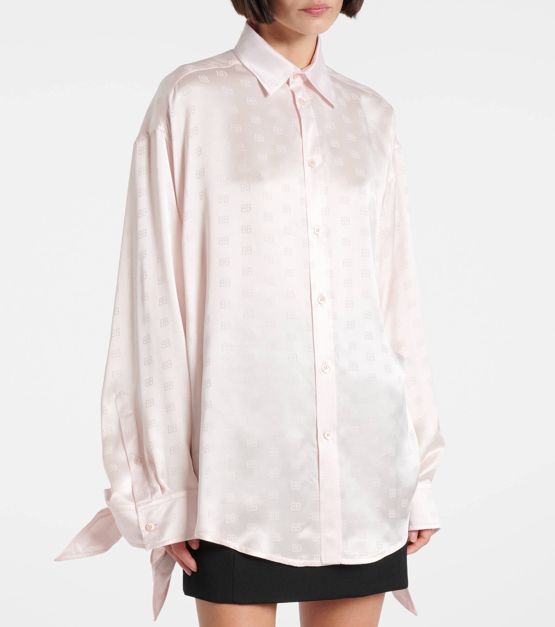 Silk satin shirt - 6